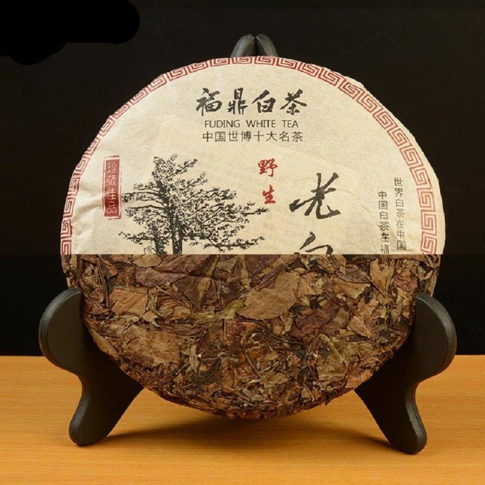 CIFbuy Fuding White Tea Cake Organic Premium Aged Shou Mei Long Life Eyebrow Cake 350g