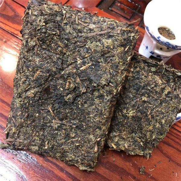 CIFbuy Organic Baishaxi Dark Tea Fu Zhuan Brick Tea China Anhua Black Tea Fu Cha 300g