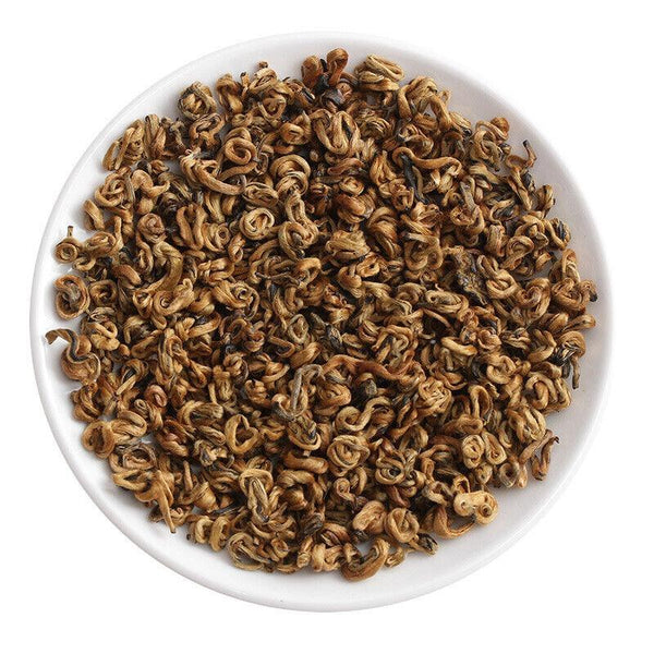 CIFbuy 500g Yunnan black tea Fengqing Dian Hong Jin Luo (No. 2) early spring tea