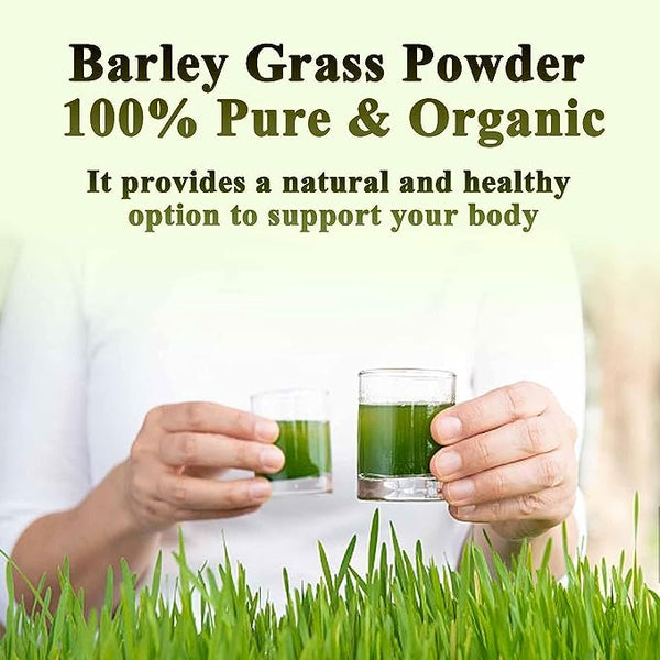 HelloYoung Imported Unsweetened Premium Organic Barley Grass Powder 250g 100% Pure and Natural for lose weight barley powder