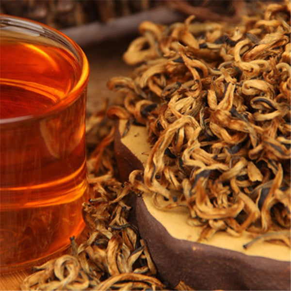 CIFbuy Yunnan Black Tea Honey Aroma Golden Buds Fengqing Dian Hong Kung Fu 100g