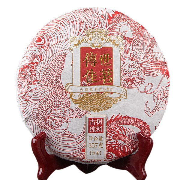 CIFbuy Yunnan Pu'er Ripe Tea Cake 357g