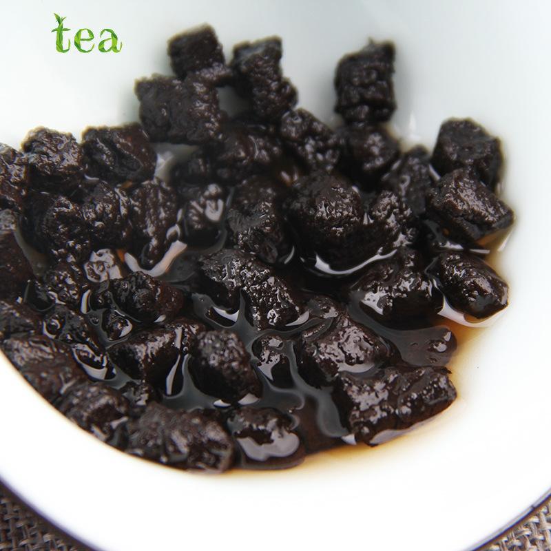 CIFbuy Yunnan Aged Puer Tea, Menghai, Jelly Aroma Tea, Fossil (Broken Silver), Jelly Aroma Old Tea, Ripe Tea, 500g