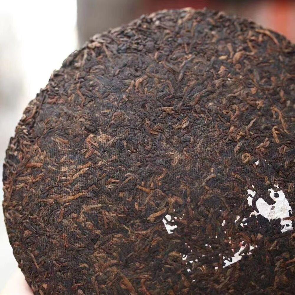 CIFbuy 357g Yunnan Cooked Pu-erh Tea 2014 Bulang Palace Pu'er Ripe Tea Cake Pu-erh Tea