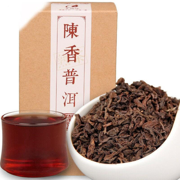 CIFbuy Black Tea Organic Puer Tea Boxed Ripe Pu-erh Loose Old Tree China Health 120g