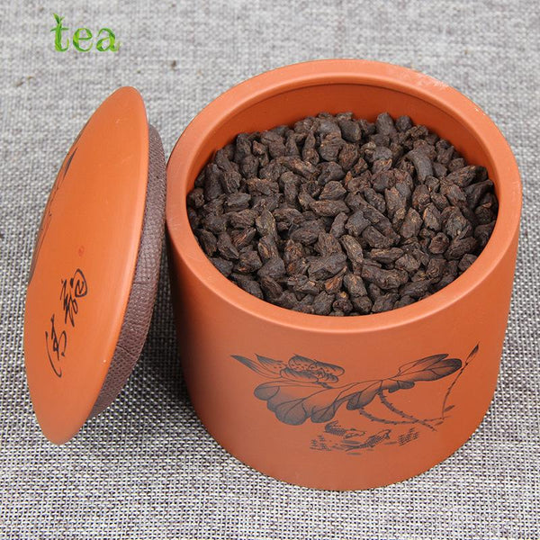 CIFbuy Menghai Aged Pu'er Tea, 250g (Purple Sand Can)