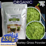 Imported Unsweetened Premium Organic Barley Grass Powder 250g 100% Natural Superfood, Vegan, Gluten Free, Non-GMO, Kosher