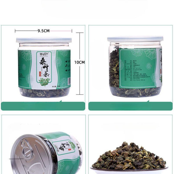 CIFbuy 90g Canned Mulberry Leaf Tea Fresh Mulberry Leaf Granular Flower Fruit Tea
