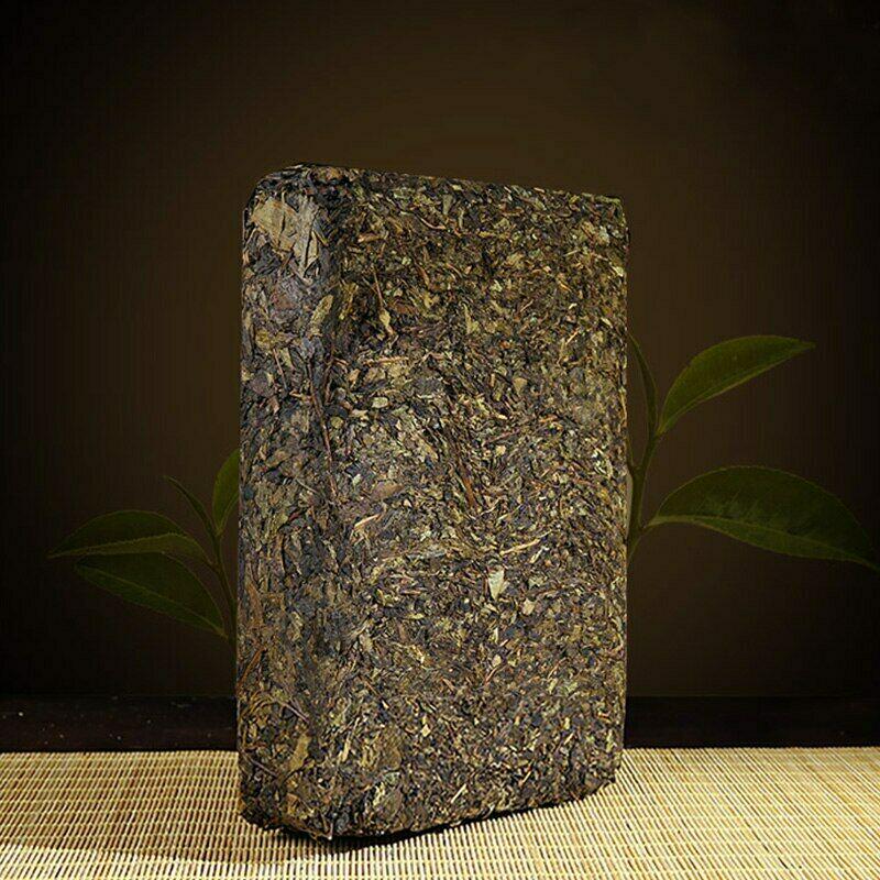 CIFbuy 2017/2019 Baishasi Fuyuan Anhua Dark Tea, Ancient Tree Black Brick, 750g