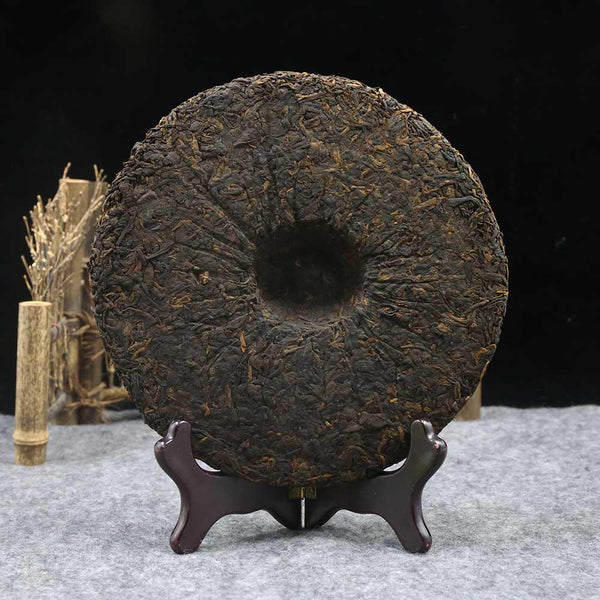 CIFbuy Yunnan Shu Pu-erh Old Tea Cake 2013 Peahen Town Shu Pu-erh Yunnan Cizi Cake Tea Collection Ripe Pu-erh 357g