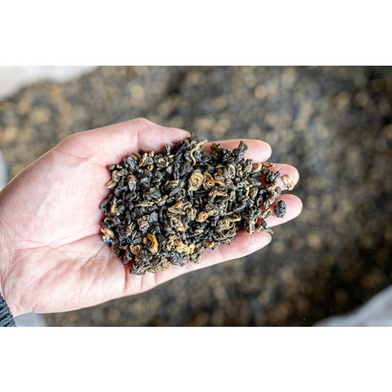 CIFbuy 500g Yunnan Ancient Black Tea Golden Silk Golden Snail Fengqing Dian Hong Tea