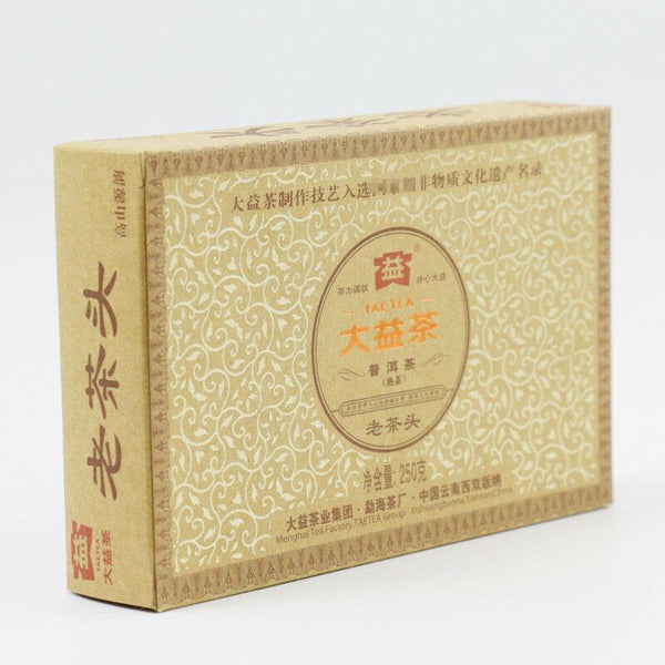 CIFbuy Lao Cha Tou * 2012 Menghai Dayi Lao Cha Tou Tea Pu-erh Shu Ripe Puer Brick 250g