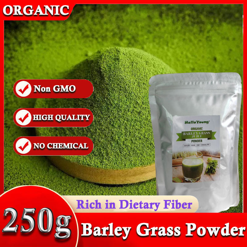 Barley Grass Powder 100% Pure & Organic Organic Barley Grass Powder Pure Organic Barley for Women and Men 250g Main image