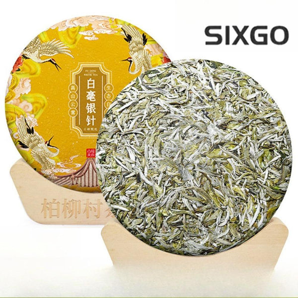 CIFbuy 300g Fuding White Tea 2019 Bai Hao Yin Zhen High Mountain White Tea Cake
