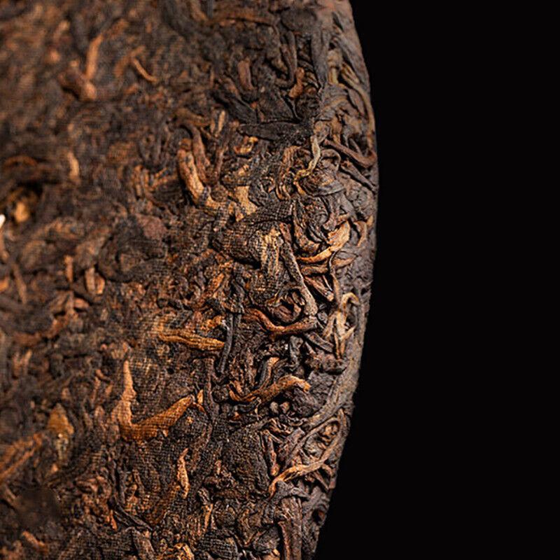 CIFbuy 357g Yunnan Puerh Cooked Tea Cake Aged Pu-erh Ripe Tea Old Tree Pu'er Black Tea