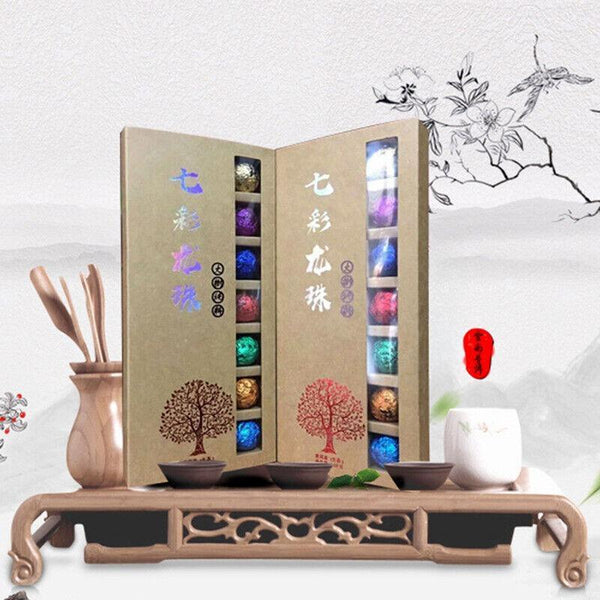 CIFbuy 168G Holiday Gift Tea Big Tree Puerh Tea Raw Tea Colorful Dragon Pearl Tea