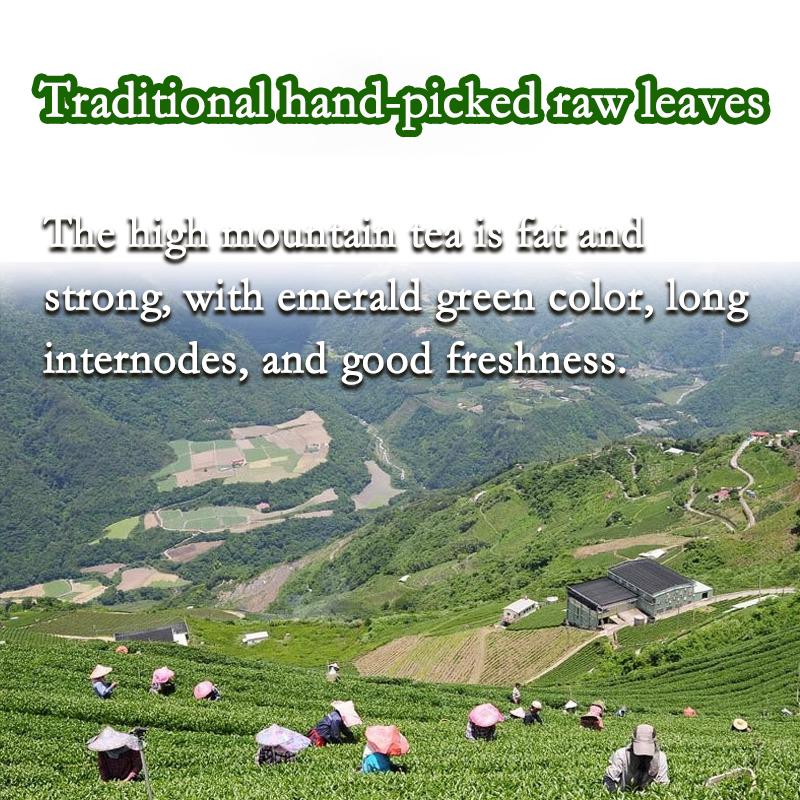CIFbuy HelloYoung Organic High Mountain Fujian Taiwan Alishan Oolong Tea Tieguanyin Oolong Loose Leaf Leaves China Milk Oolong Tea Strong aroma resistant