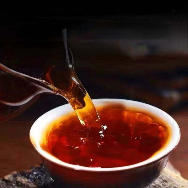 CIFbuy 357g Yunnan Ripe Pu-erh Tea Lao Ban Zhang Black Tea Cake Chinese Weight Loss Tea