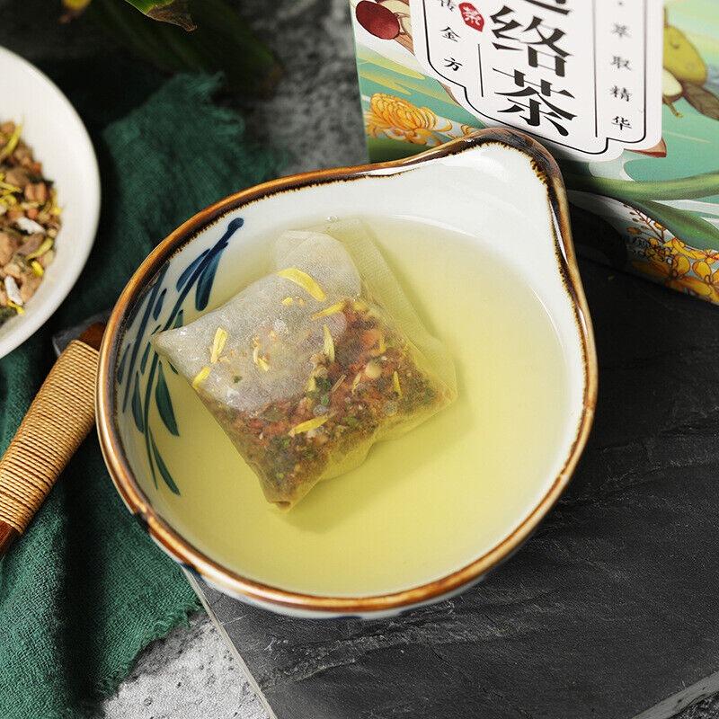 CIFbuy 150g ginseng seven Tongluo tea kombucha acacia almond chrysanthemum health tea