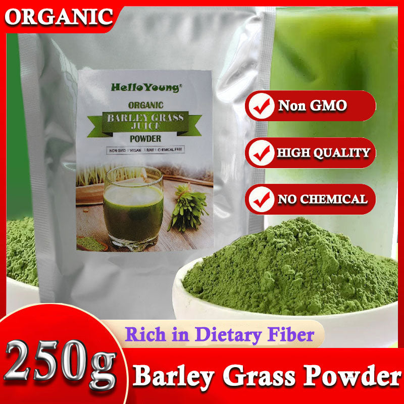Organic Barley Grass Powder original 250g moistening intestines, burning fat lowering cholesterol, beautiful skin Main image