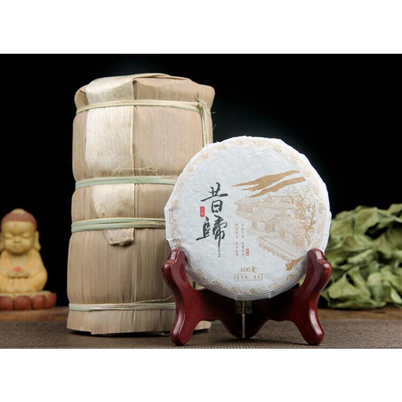 CIFbuy Xigui Yunnan Puer Tea Cake 100g/ Cake Ancient Tree Lao Ban Zhang Icelandic Tea