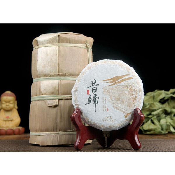 CIFbuy Xigui Yunnan Puer Tea Cake 100g/ Cake Ancient Tree Lao Ban Zhang Icelandic Tea