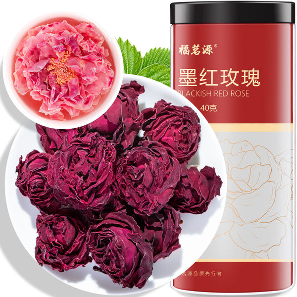Natural Yunnan Roses Flower Tea Organic Red Healthy Tea Dried Flowers Buds 40g