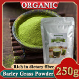 Organic Barley Grass Powder 250g, Green Superfood for Smoothie, Shakes and Salads 100% Natural Pure Barley Grass Low Sugar Body Detoxification and Weight Loss Barley Health Matcha Beverage