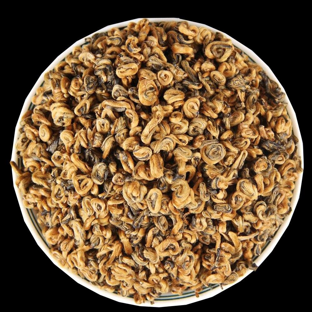 CIFbuy 2023 Yunnan Chinese Black Tea with Golden Needle, Dianhong Red Single Bud Black Tea 250g