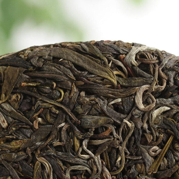 CIFbuy 357g Yunnan Puerh Tea Banzhang Green Cake Large Tree Old Tree Puerh Raw Cake