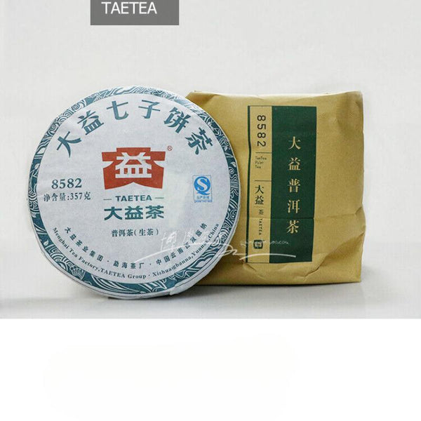 CIFbuy 2016 TAETEA 8582 Menghai Dayi Puerh Raw Puer Tea Green Sheng Pu'er Tea Cake 357g