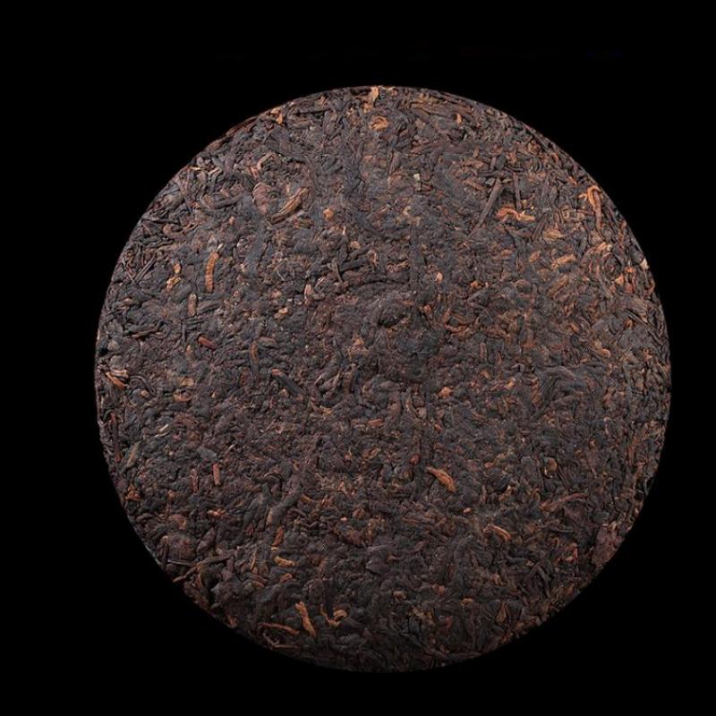 CIFbuy 357g Yunnan Aged Pu'er Tea Menghai Qizi Old Tree Ripe Pu-erh Tea Cake Pu-erh Tea