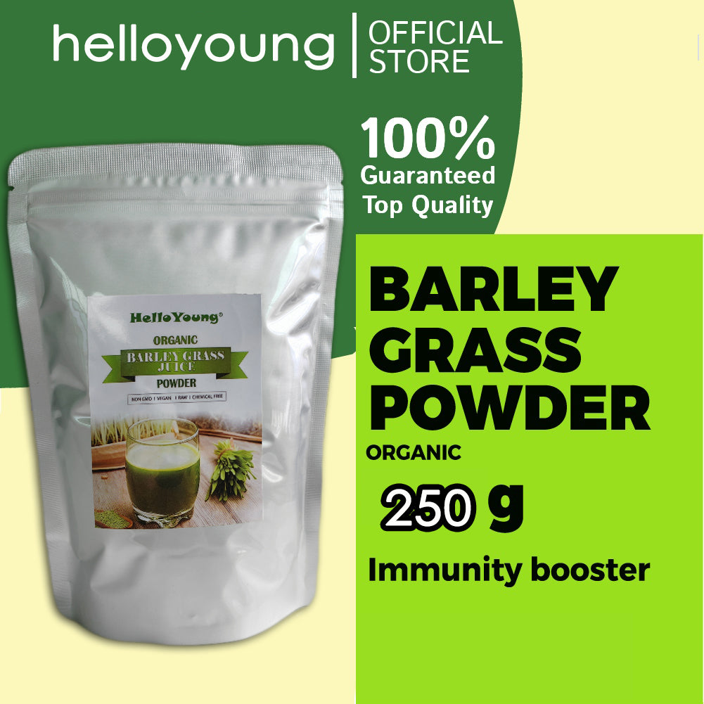 Organic Barley Grass Powder original 250g barley grass official store purifying liver, lowering cholesterol, beautiful skin, healthy slimming drink Secondary image