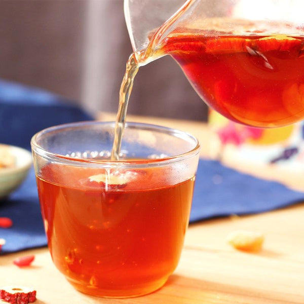 CIFbuy Brown Sugar Ginger Tea Longan Jujube Goji Berry Black Sugar Ginger Jujube Tea