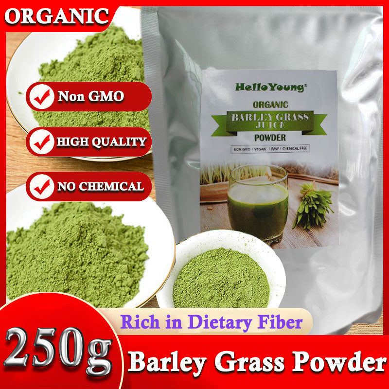 Organic Barley Grass Powder original 250g moistening intestines, Natural Pure Barley Grass Low Sugar Body Detoxification Main image