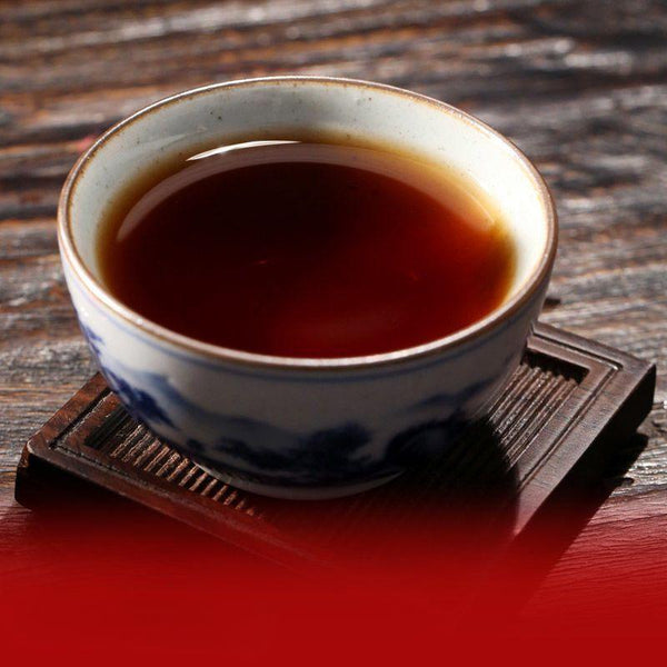 CIFbuy Yunnan Pu'er Ripe Tea Royal Collection Palace Ingredients Cake Tea 357g