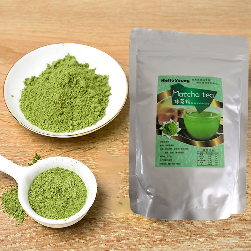 matcha green tea powder MATCHA POWDER LATTE FOR BEVERAGE SWEETENED PREMIX KETO ORGANIC 250g Main image