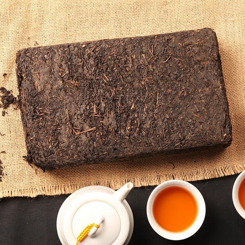 CIFbuy BAI SHA XI Tian Fu Cha Anhua Dark Tea Golden Flowers Fucha Brick Fu Zhuan 1000g
