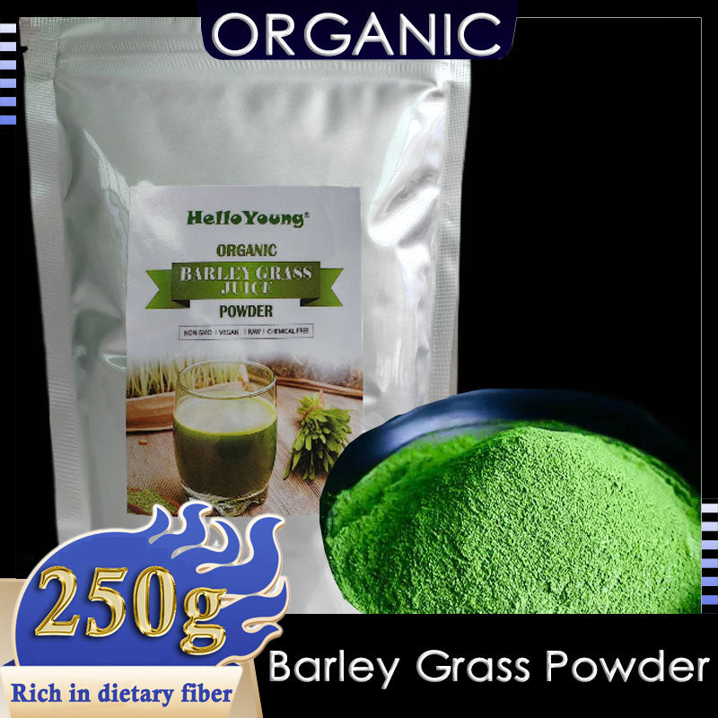 Barley Grass Powder Original 100% healthy Pure Organic Barley Rich in Fibers, Vitamins, Minerals, Raw Organic Perfect Food Green Superfood Main image