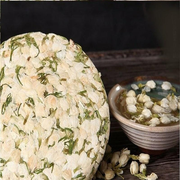 CIFbuy 200g Top Grade Dried Jasmine Tea Organal Bud Flower Tea Green Tea Cake Blooming