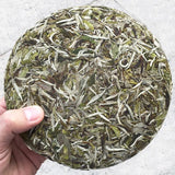 Organic White Tea Bai Mu Dan White Peony Tea Natural Puer Tea Cake 300g/10.58oz