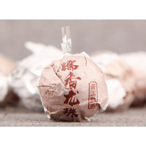 CIFbuy Glutinous Rice Fragrance Puerh Ripe Tea Dragon Pearl 500g Puerh Tea Tuocha