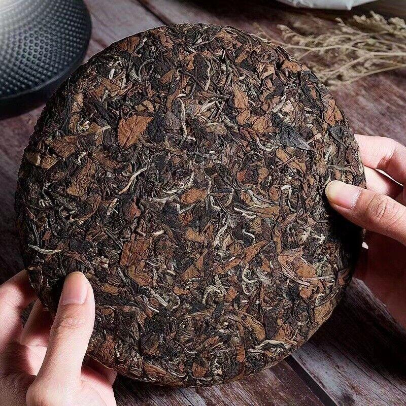 CIFbuy 350g Fuding High Mountain Old White Tea High Mountain Sun White Tea Tea Cake