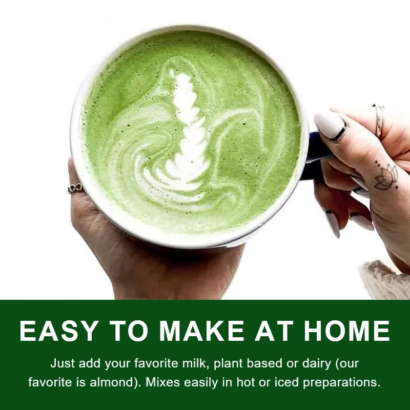 Matcha Powder Organic Matcha Green with Powder Slimming Products For Dessert Pastry Ice Cream Baking Black Color green tea powder