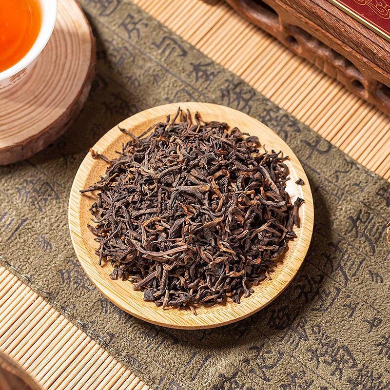 CIFbuy CHINATEA Brand Yunnan Ji Xiang Ru Yi Loose Pu-erh Tea 200g Ripe Puer Pu'er Tin