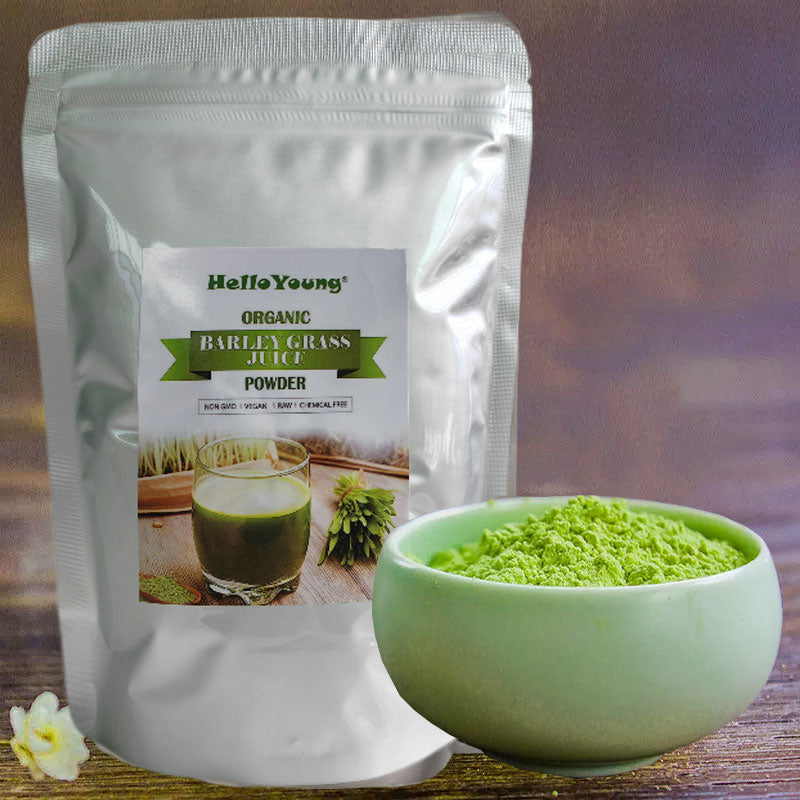 Organic Barley Grass Powder 250g original with Rich Dietary Fiber, No Addtives barley grass powder willy ong barley grass official store Main image