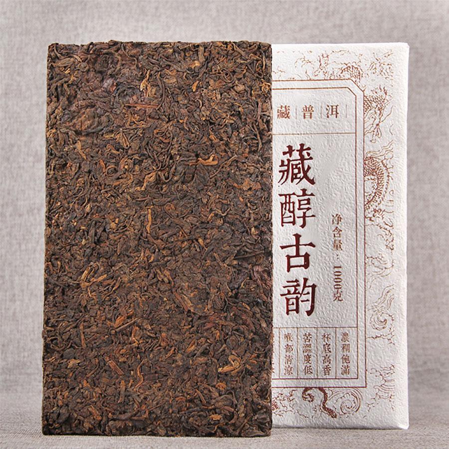 CIFbuy 2012 Cang Chun Gu Yun Shu Pu-erh Brick 1000g
2012年藏春古韵普洱砖茶1000克