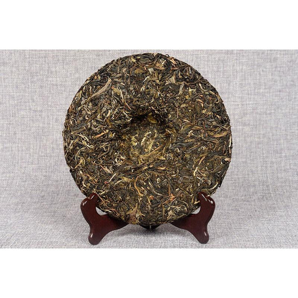 CIFbuy 357g Yunnan Pu-erh Raw Tea Cake Overlord Green Cake Menghai Seven Seeds Cake