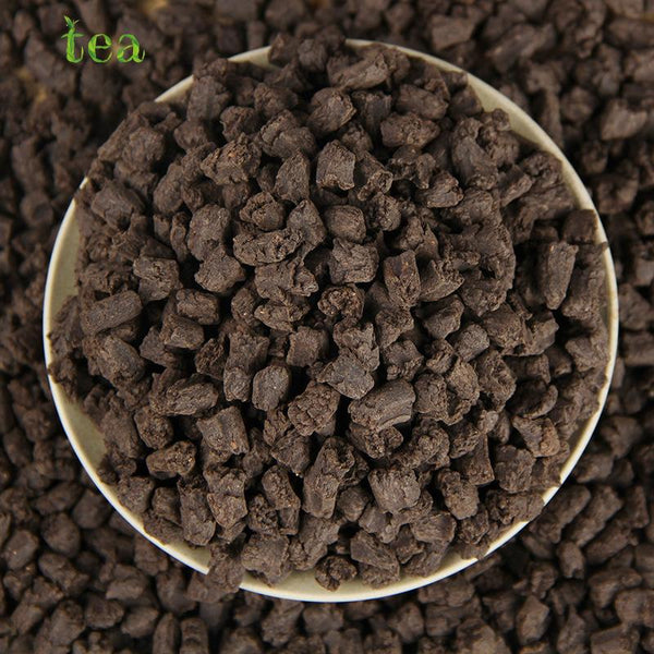 CIFbuy Yunnan Aged Puer Tea, Menghai, Jelly Aroma Tea, Fossil (Broken Silver), Jelly Aroma Old Tea, Ripe Tea, 500g