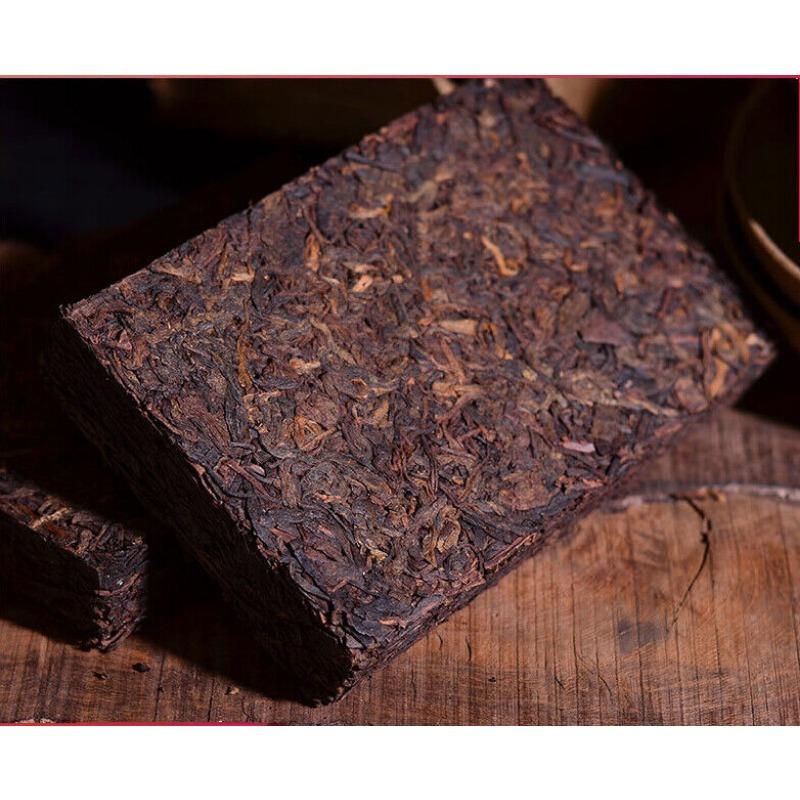 CIFbuy Yunnan Pu'er Ripe Tea Brick 1000g Old Tea Brick Lao Banzhang